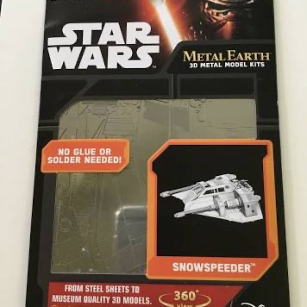 Star Wars Metal Earth 3D Metal Model Kit Snowspeeder